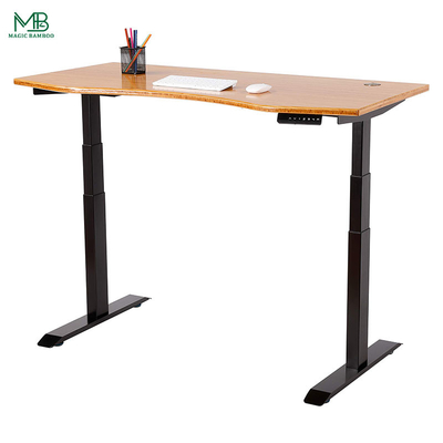 Cuadro ergonómico de elevación de bambú para trabajo de pie