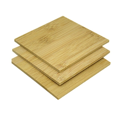 Paneles de madera contrachapada de bambú de grano plano laminados horizontales personalizados