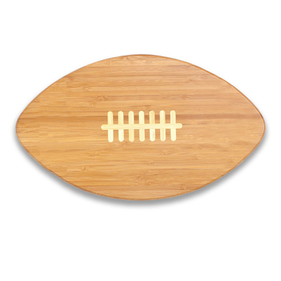 Tabla de corte de queso de fútbol de bambú natural para cocina en el hogar color rectángulo