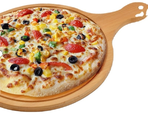 Bienvenida a la pizzería de bambú de cáscara de paleta puede ser grabado con láser tablero en blanco