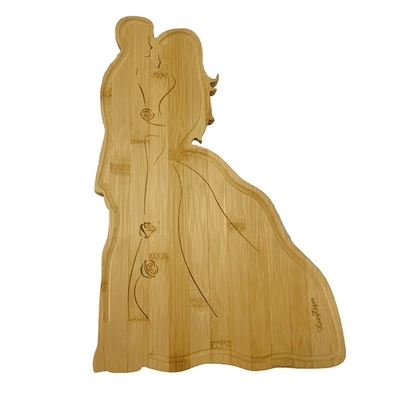 Tabla de corte de bambú de forma creativa regalo de boda perfecto para los entusiastas de la comida