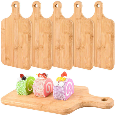 Cuina gruesa tabla de corte de bambú grande con mango personalizado diseños personalizados