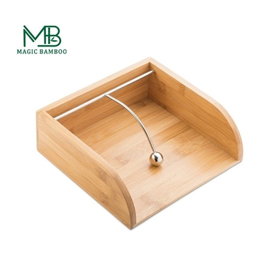 Guía de peso de acero inoxidable Envases de mesa de cocina de escritorio de diseño soporte de servilleta