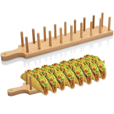 Tipo de patrón personalizado Plateaux un tacos de forma ondulee para restaurante mexicano