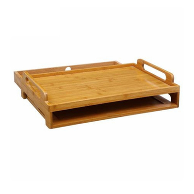 Tabla de corte de bandejas de madera de bambú ecológica personalizada