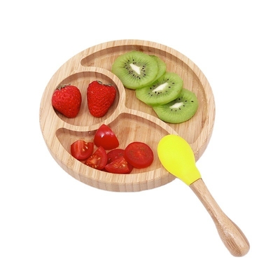 Platos de comida de bambú ECO personalizados con bandeja de servicio Regalos de ocasión 20x20x3cm