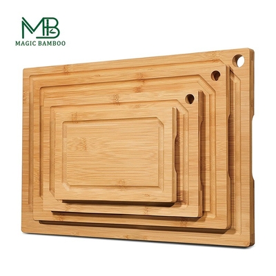 La elección perfecta del comprador comercial de tabla de corte de bambú sostenible con ranura de jugo
