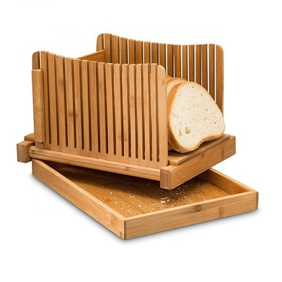 Máquina para cortar pan de bambú con diseño multifuncional 34cm x 24cm x 21cm