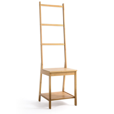 Estante de toallas de baño de bambú multifuncional