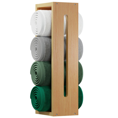 Estante de bambú para el baño Estante para toallas Eco-friendly