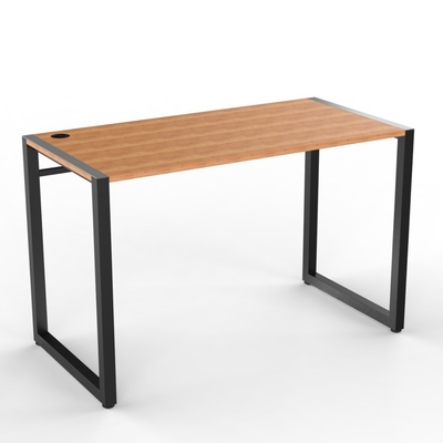 Mesa de bambú con soportes de almacenamiento multifuncionales y ajuste de altura