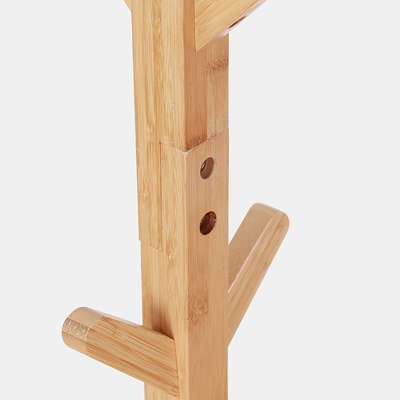100% natural, ecológico, con forma de árbol, colgador de bambú para ropa en las paredes