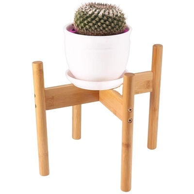 Display de jardinería multifuncional para plantas de bambú