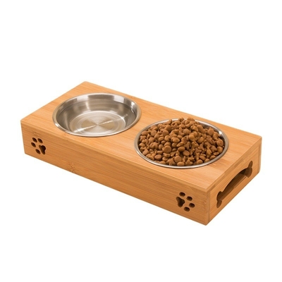Rectángulo para gatos de bambú ecológico